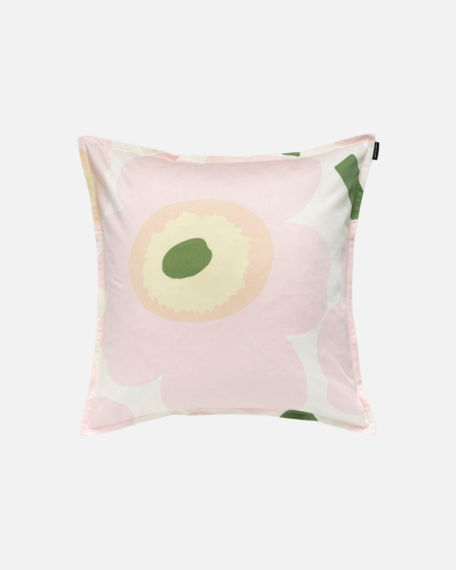 Unikko Tyynynp&auml;&auml;llinen 50x50 cm, pinkki, vihre&auml;