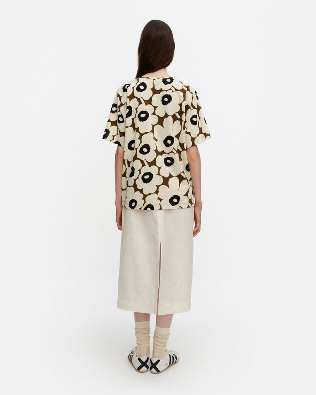 Tunnit Unikko T-paita, beige, ruskea, musta